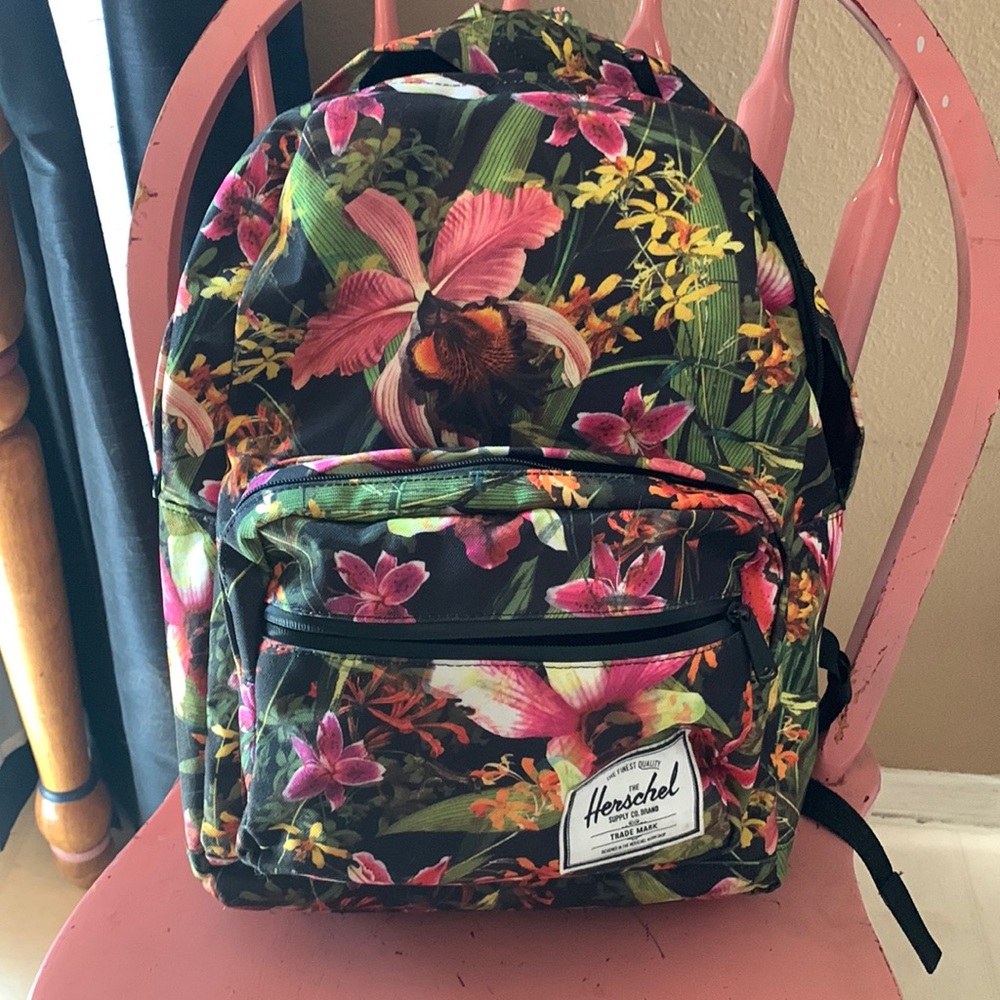Herschel floral backpack